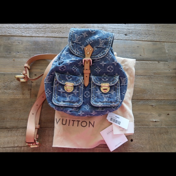 Rare LV denim mini backpack - Picture 1 of 8
